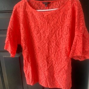 Beautiful Coral Banana Republic Blouse
